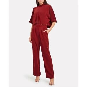 Chic Burgundy Jumpsuit